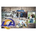 thumbnail image 1 of Los Angeles Rams 11" x 19" I Love My Family Clip Photo Frame, 1 of 1