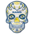 thumbnail image 1 of Los Angeles Rams 12'' Sugar Skull Sign, 1 of 1