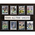 thumbnail image 1 of Los Angeles Rams 12'' x 15'' All-Time Greats Plaque, 1 of 1