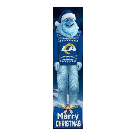 Los Angeles Rams 48" Yeti Christmas Leaner