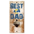 thumbnail image 1 of Los Angeles Rams 5'' x 12'' Best Dad Bottle Opener, 1 of 1