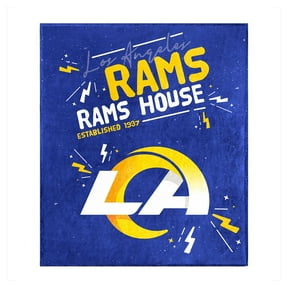 Logo Brands Los Angeles Rams 60" x 70" Plush Throw Blanket