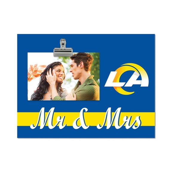 Los Angeles Rams 8" x 10.5" Briteline Mr & Mrs Clip Frame
