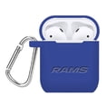 thumbnail image 1 of Los Angeles Rams Debossed Silicone AirPods Case Cover, 1 of 2