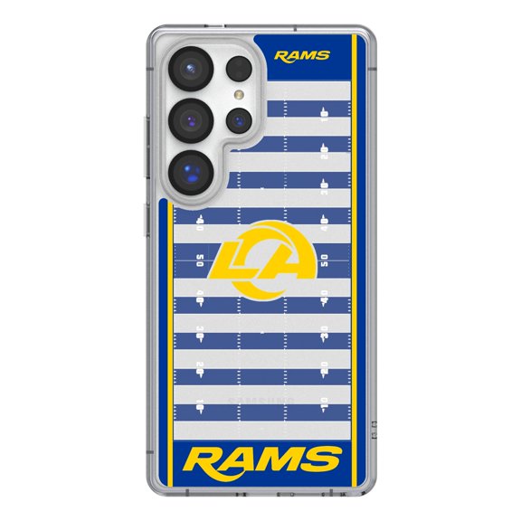 Los Angeles Rams Galaxy Clear Field Design Case