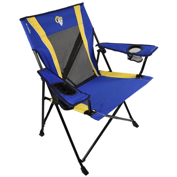 Kijaro Dual Lock Pro Los Angeles Rams Seat Lock Camping Chairs with Carry Bag