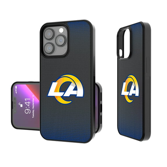 Los Angeles Rams Linen Logo iPhone Bump Case