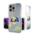 thumbnail image 1 of Los Angeles Rams Linen Logo iPhone Glitter Case, 1 of 1