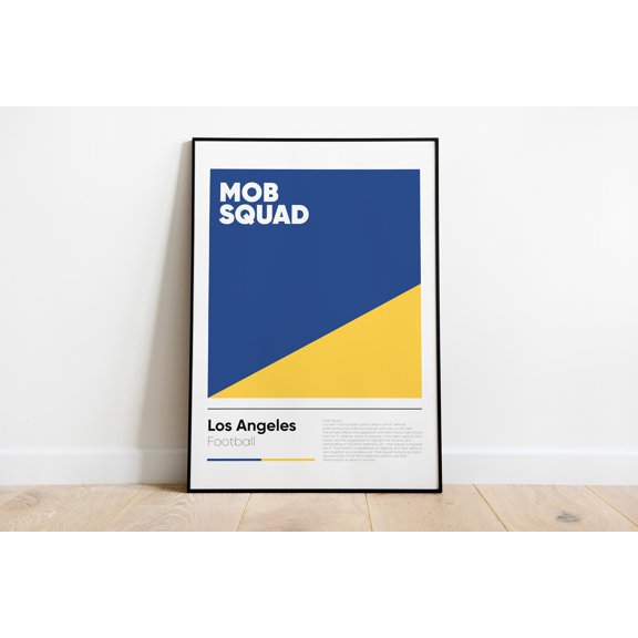 Los Angeles Rams Poster, NFL Iconic Wall Art
