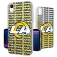 thumbnail image 1 of Los Angeles Rams iPhone Text Backdrop Design Glitter Case, 1 of 5