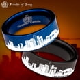 thumbnail image 1 of Los Angeles Skyline Tungsten Carbide Ring, 1 of 9