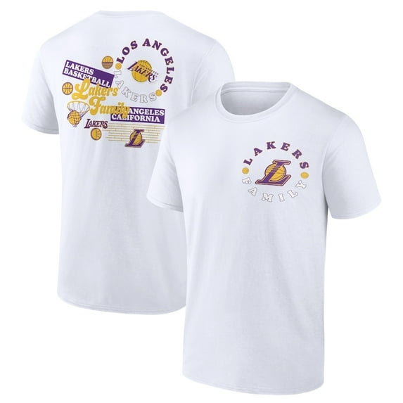 Los Angeles Street Graphic T-Shirt, Lakers Team Shirt,white Color,Size L