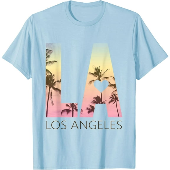 Los Angeles Sunset LA Unisex T-Shirt for Men Women Kids Toddler