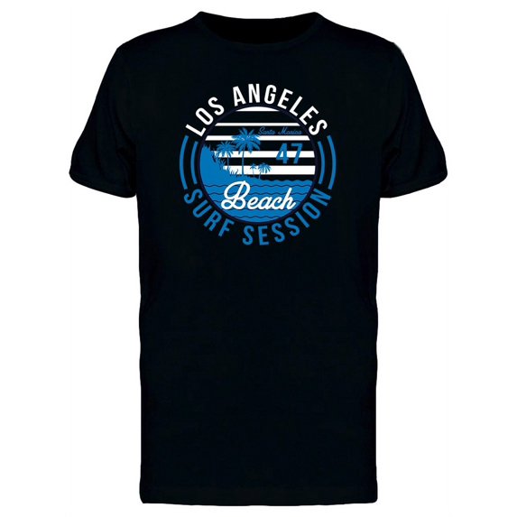 Los Angeles Surf Session T-Shirt Men -Image by Shutterstock, Male 3X-Large