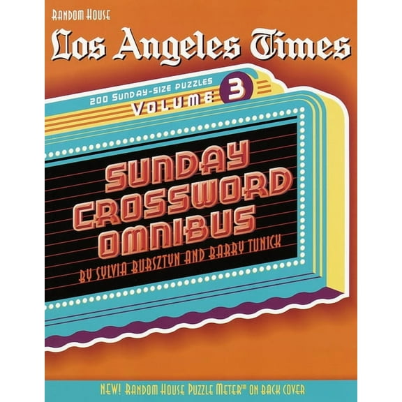 Los Angeles Times Los Angeles Times Sunday Crossword Omnibus, Volume 3, Book 29, (Paperback)
