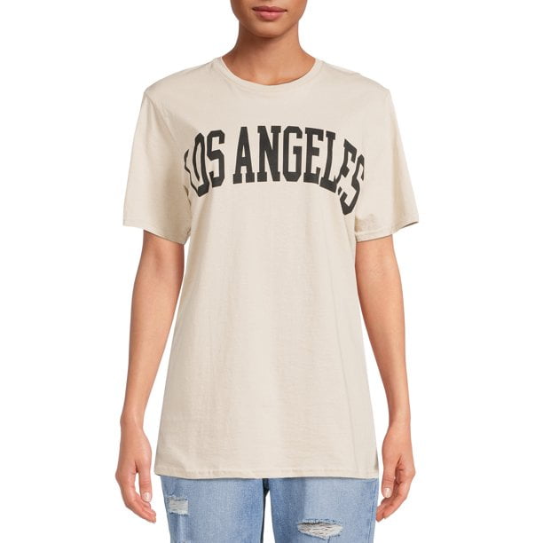 Los Angeles Women's Juniors Short Sleeve Graphic Tee