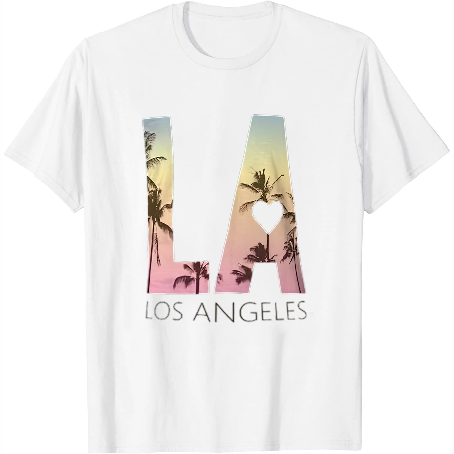 Los Angeles T-Shirt Sunset La Tee Shirt Los Angeles T-Shirt Sunset La Tee Shirt