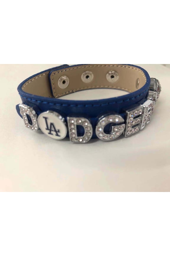 Los Angeles rhinestone baseball bracelet/ world series/ MLB fans jewelry