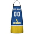 thumbnail image 1 of Los Angles R Custom Aprons for Men Women, Personalized Football Style Apron with Name and Number, Customized Apron with Pockets Gift, 1 of 7