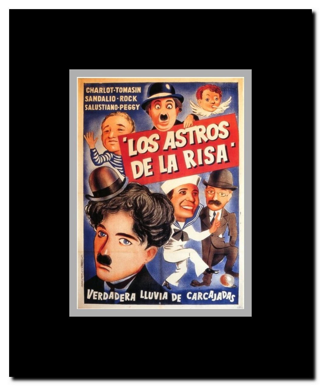 Los Astros De La Risa Framed Movie Poster
