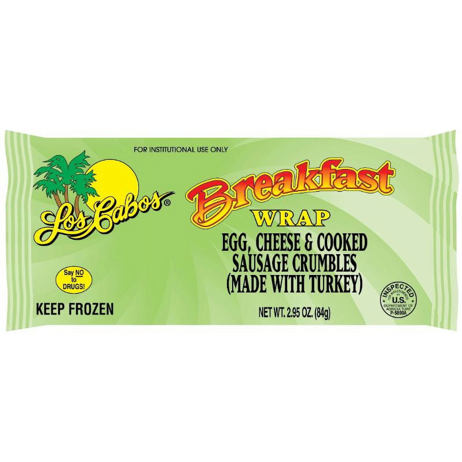 Los Cabos Egg & Sausage And Cheese Burrito 2.95oz (PACK OF 72)