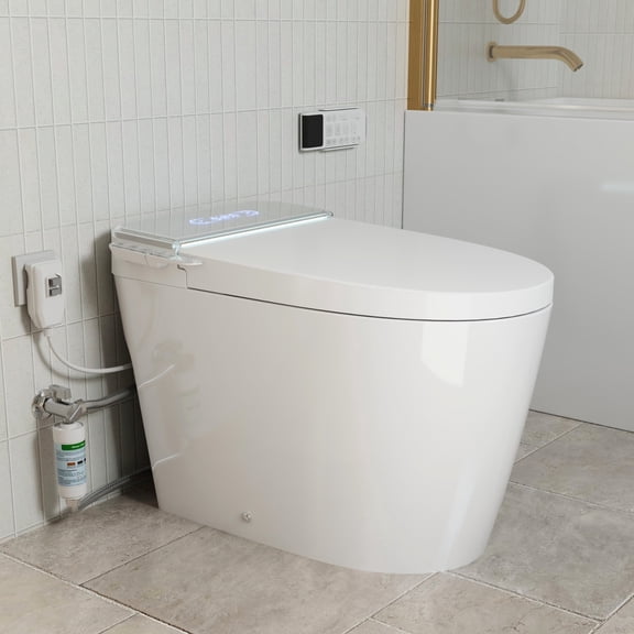 Los Flexi 956 Smart Toilet, Built-In Water Tank Bidet Toilet, Full Area UV Light, Foot Sensor