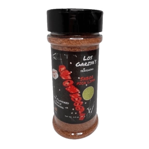 Los Garzya's Chile Lime, 8 oz Bottle, All Natural, No Preservatives