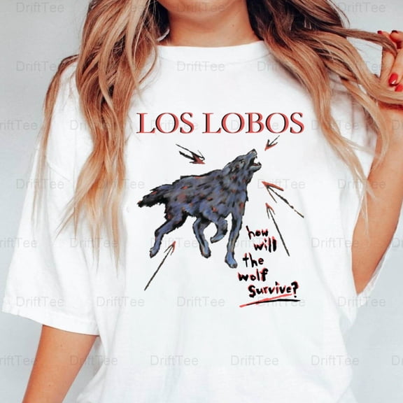 Los Lobos How Will The Wolf Survive Vintage Retro Chicano Rock Music Band T-Shirt Unisex, up to 5XL
