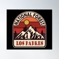 thumbnail image 1 of Los Padres National Forest Poster Wall Art, Modern Wall Decor, 30x30 UNFRAMED, 1 of 3