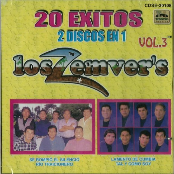 Los Zemvers (20 Exitos Volumen 3) [Audio CD] Los Zemver's