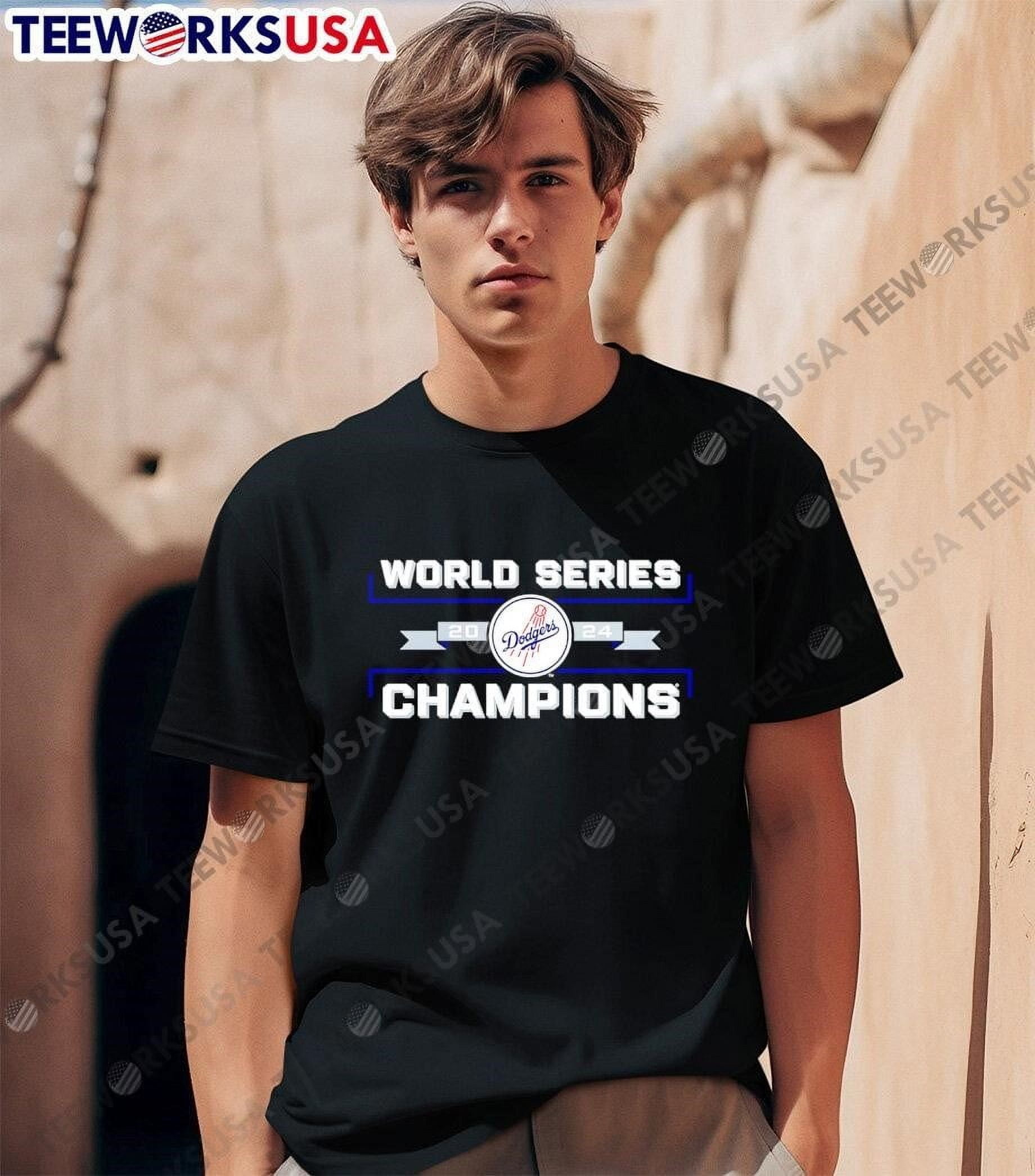 Losangelesdodgerswinworldserieschampions2024logounisextshirt