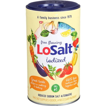 Losalt Regular Salt, 12.35 Oz, (pack Of