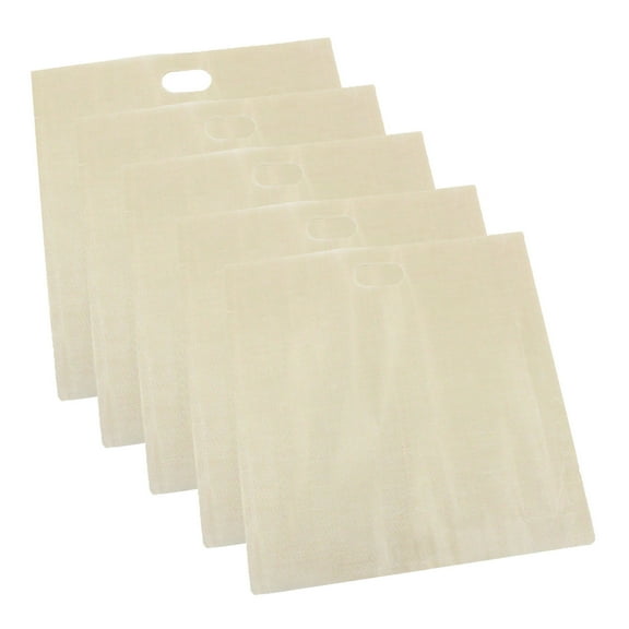 Lose Money Clearance!5Pcs Toaster Bags Reusable for Grilled Cheese Sandwich Non-Stick Heat Resistants