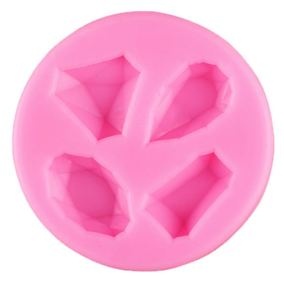 Lose Money Clearance!Gem Silicone Mould Fondant Cake Cookie Decorating Mould Cake Tools
