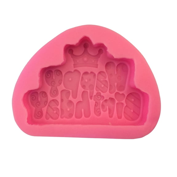 Lose Money Clearance!Silicone Letter Happy Birthday Cake for Cake Mould
