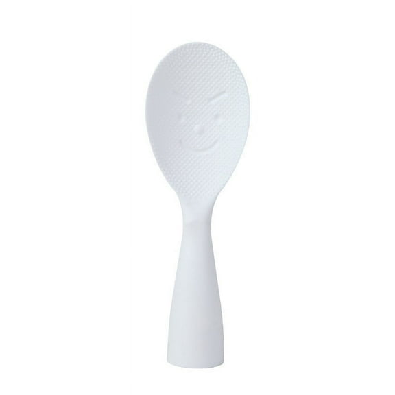 Lose Money Clearance!Standing Rice Serving Rice Spoon Plastic Creative Non Stick Household Kitchen Tools White