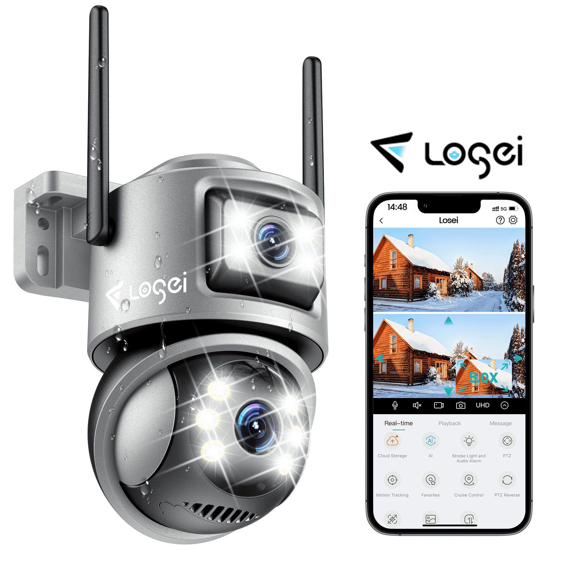 Walmart Black Friday Deals 2025 - Losei Home Security Camera, 4K
