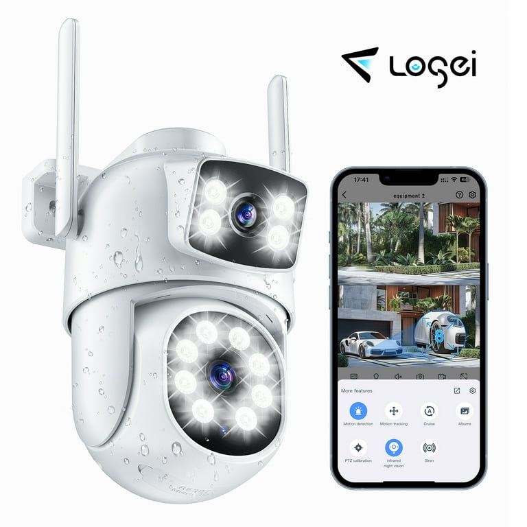 Occiam Indoor Pan/Tilt Smart Security Camera, 1080p HD Dog Camera 