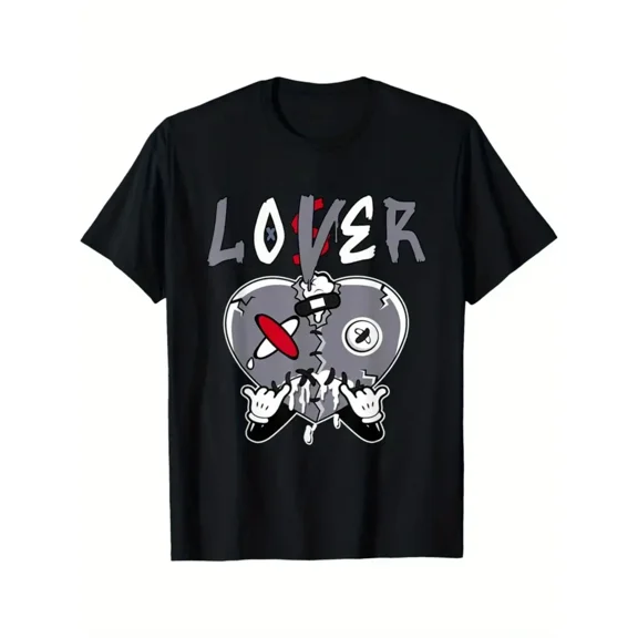 Loser Heart Stylish Print Comfortable Casual Graphic Unisex T-Shirt up to size 5XL
