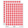 thumbnail image 1 of Loser L Hand Sign Symbol 200+ Round Stickers - Gloss Finish - 0.50" Size - Red, 1 of 7