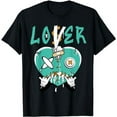 thumbnail image 1 of Loser Lover Drip Heart Dunk Low Turquoise Matching T-Shirt, 1 of 5