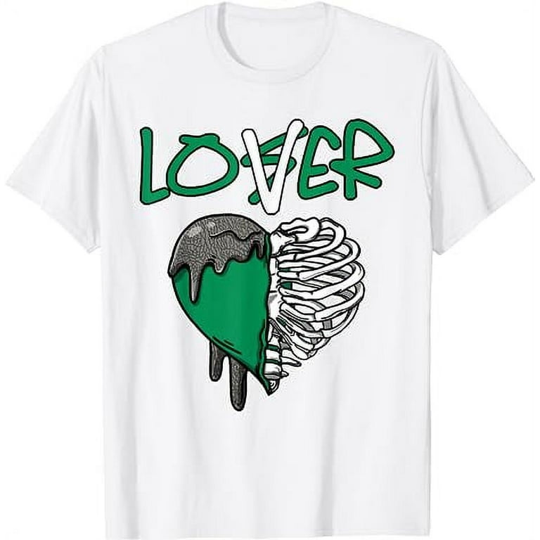 Loser Lover Dripping Heart Pine Green 3s T-Shirt - Walmart.com