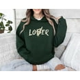 thumbnail image 1 of Loser Lover Gratitude Graphic Bold Emotional Expression Statement Art Hoodie, for men & women, up to size 5XL, 1 of 3