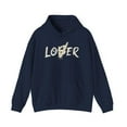 thumbnail image 1 of Loser Lover Gratitude Graphic Bold Emotional Expression Statement Art Hoodie, for men & women, up to size 5XL, 1 of 3