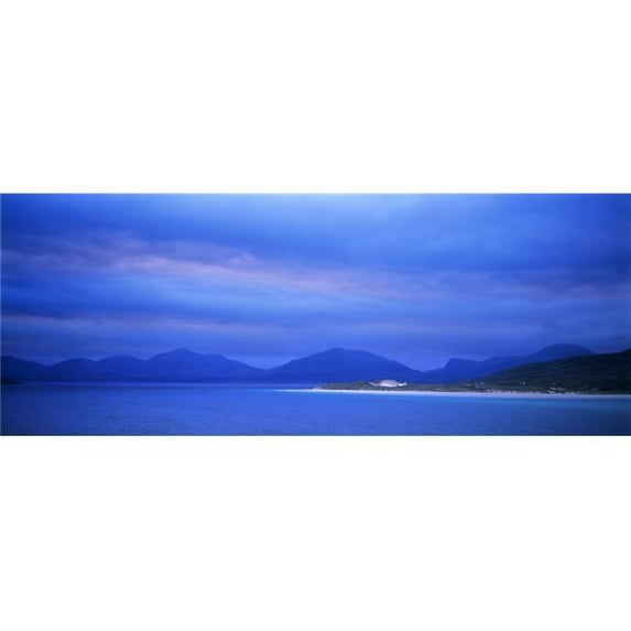 Losgaintir Beach Harris Scotland Poster Print - 34 x 13