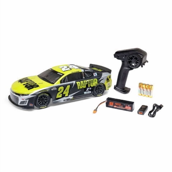 1/12 NASCAR RC Race Car No. 24 Raptor 2025 Chevrolet Camaro ZL1 2S AWD RTR Brushed On-Road (Battery & Charger Included)