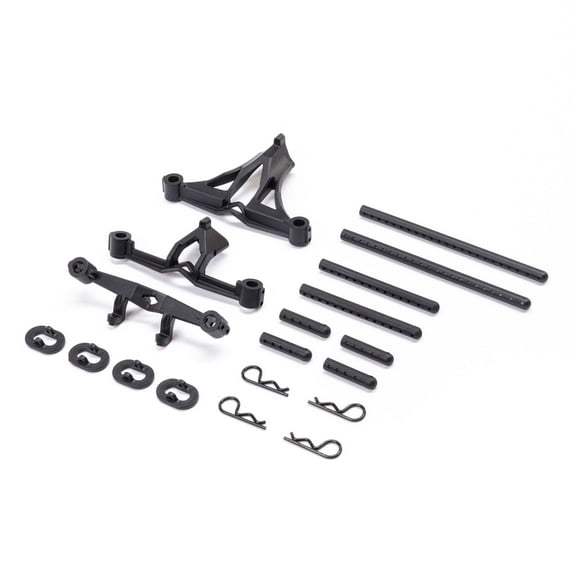 Losi Body Mount Set & Posts Mini Drag LOS211033 Elec Car/Truck Replacement Parts