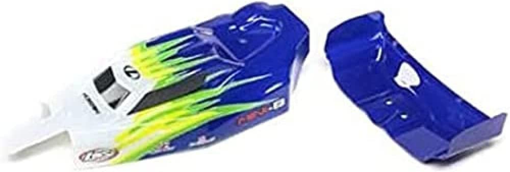 Team Losi Racing Low Front Wing - Clear With Mount (2) TLR330010 For RC Cars/Trucks
