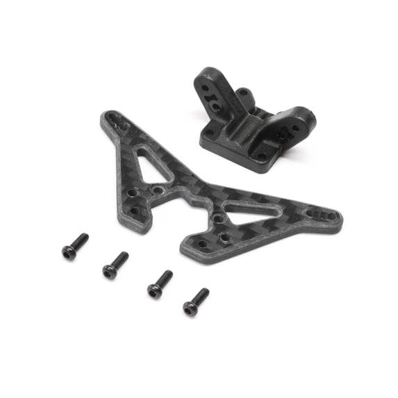 Team Losi Racing Carbon Rear Shock Tower Mini-B BL TLR314000