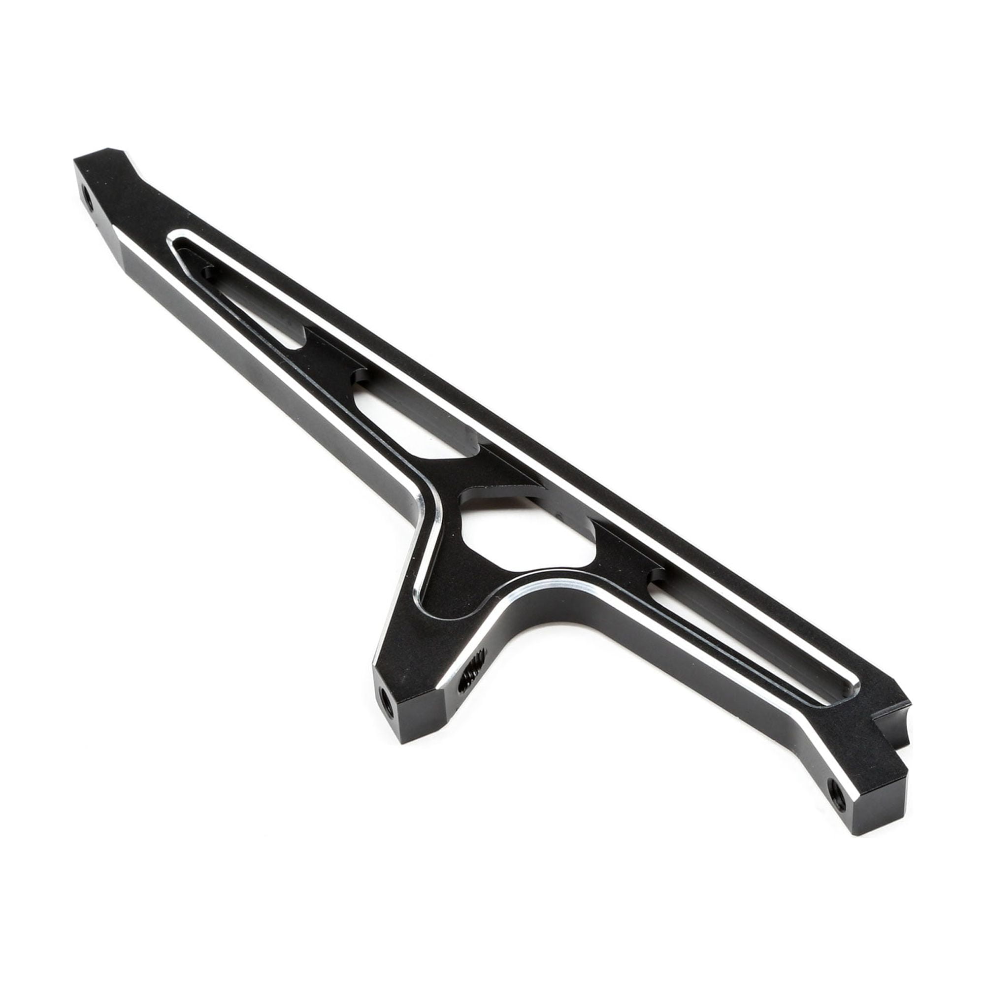 Losi Châssis Brace Avant Aluminium Noir Pour DBXL-E 2.0 - Pièce Renfort Robuste LOS351016